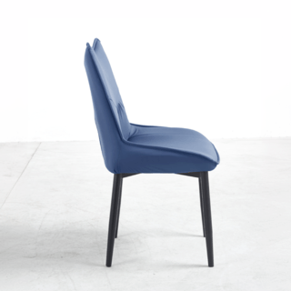 (1/2)PULITO  เก้าอี้รับประทานอาหาร รุ่่น DESTA-BU ขนาด 55x50x89 ซม. สีน้ำเงินเข้ม