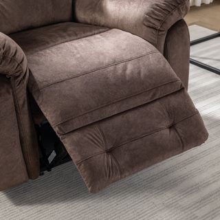 PULITO เก้าอี้พักผ่อนผ้าปรับระดับไฟฟ้า 1 ที่นั่ง รุ่น LINCOLN ขนาด 99x96x101.5 ซม. สีน้ำตาล 