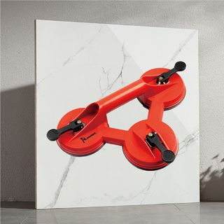 HUMMER ตัวดูดกระจกพลาสติก 3 ขา รุ่น VS3  สีแดง