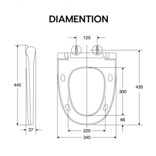 Verno ฝารองนั่งโถสุขภัณฑ์ V shape Soft close รุ่น VN-2303 VN-2305 VN-2146
