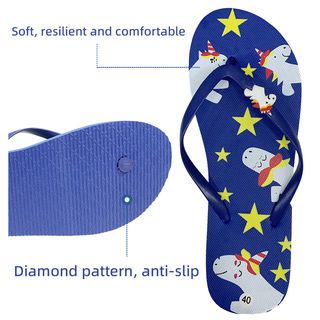 Primo รองเท้าแตะ หูหนีบ B09 No.40 สีน้ำเงิน