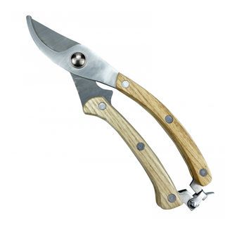 Tree’O กรรไกรตัดกิ่งสแตนเลสด้ามไม้ รุ่นGP2072ขนาด8นิ้ว สีไม้