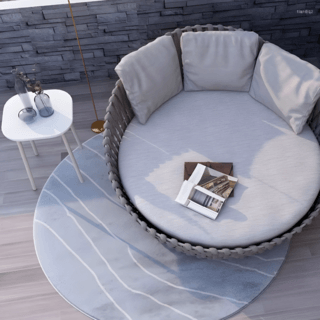 SUMMER SET โซฟา outdoor อลูมิเนียม 2ที่นั่ง Andaman ขนาด 160x120x72 ซม.สีขาว