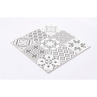 Marbella กระเบื้องเซรามิคปูพื้น 16x16 นิ้ว รุ่น โมริก ไวท์เกรย์ YZ56 Satin Flat (12P)