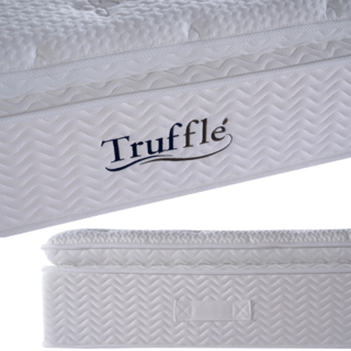 Truffle ที่นอนพ็อกเก็ตสปริงเสริมยางพารา รุ่น Lalisa ขนาด 180x200x34 ซม. (6ฟุต) สีขาว