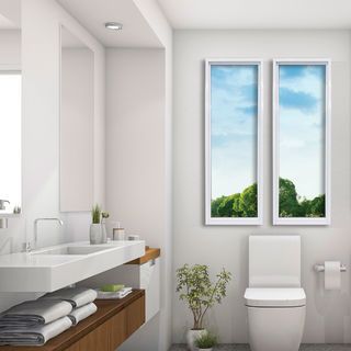 WELLINGTAN (LIKE) ช่องแสงอะลูมิเนียม 150x40ซม. สีขาว