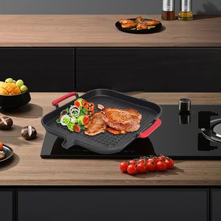 Koch Kitchen กระทะย่างเทฟล่อนเคลือบหินอ่อน 30 ซม. รุ่น DFGJ13