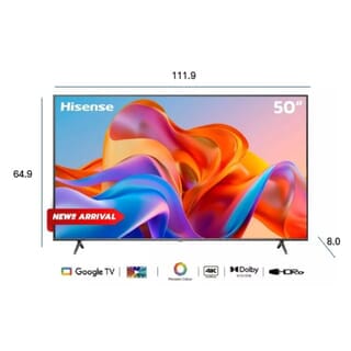 HISENSE ทีวี QLED GOOGLE TV 50 นิ้ว 4K รุ่น 50E7N
