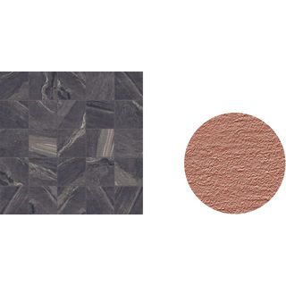 Marbella กระเบื้องเซรามิคปูพื้น 16x16 นิ้ว รุ่น Stone gray ZY-Z02 Matt Flat (12P)