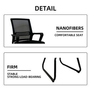 SMITH เก้าอี้ห้องประชุม รุ่น DULY ขนาด 54x48x90 ซม. สีดำ