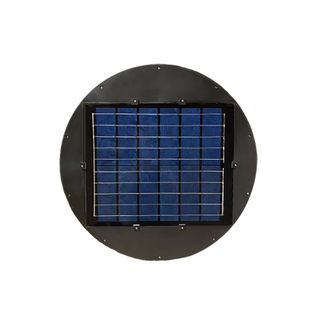 EILON โคมไฟสนาม UFO โซลาร์เซลล์ พร้อมรีโมท 800W รุ่น SR-200000 แสงวอร์มไวท์ สีดำ (เฉพาะตัวโคม)