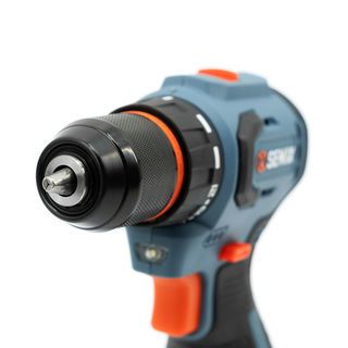 SENIX สว่านไร้สายBrushless 10มม. 16.8V(Max) รุ่นPDDS4-M-EU สีน้ำเงินดำ (พร้อมแบตเตอรี่ 2.0Ah 2ก้อน และแท่นชาร์ต1อัน)