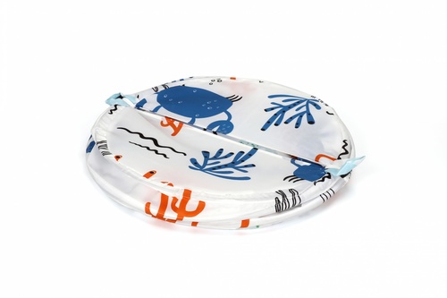 Primo ตะกร้าผ้าโพลีเอสเตอร์ลายปู รุ่น ล็อบสเตอร์ 3XMYL-015 ขนาด 42x42x50 ซม. คละสี