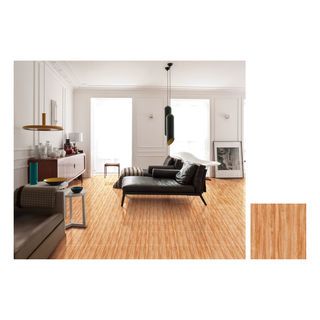 Marbella กระเบื้องเซรามิคปูพื้น 16x16 นิ้ว รุ่น  เนเจอร์วูท  HX42 Gloss Flat (12P)