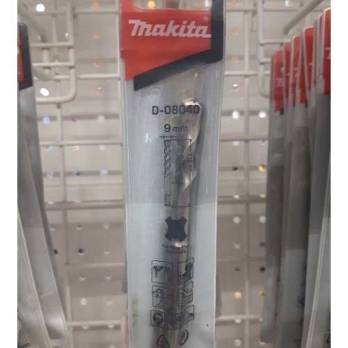 ดอกสว่านเจาะปูน โรตารี่ SDS-PLUS 9x110mm. D-08040 Makita