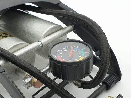 ที่สูบลมแบบเหยียบ กระบอกสูบคู่  รุ่น F959C ขนาดกระบอกสูบ 55mm x 120mm