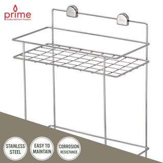 ชั้นวางของ สี่เหลี่ยม 2 ชั้น PW-5104 สแตนเลส