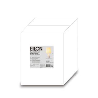 EILON โคมไฟโมเดิร์นตั้งโต๊ะ 6w รุ่น fluffy fan-2501 สีขาว