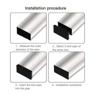 WELLINGTAN ฝาปิดกล่องอะลูมิเนียมTALU10050 10x5x0.7ซม. สีดำ