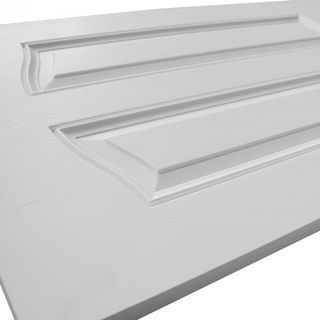 WELLINGTAN ประตูภายนอก UPVC บานทึบ 4ฟัก รุ่น UPVC-WE004 ขนาด 80x200ซม. สีขาว (ไม่เจาะลูกบิด)