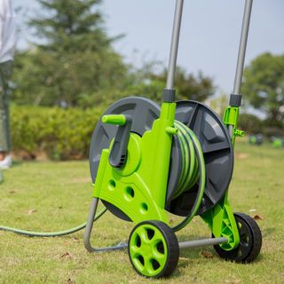 Tree’O Plus ชุดสายยางพร้อมหัวฉีดน้ำและอุปกรณ์ รุ่นDY62320 ขนาด1/2” ยาว20เมตร สีเขียวเทา