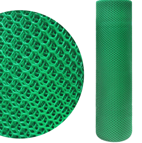 POLLO ตาข่ายพลาสติก หกเหลี่ยม 17MM 30x0.9M. รุ่นPQS-AY029-G สีเขียว