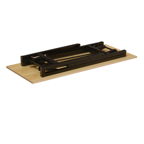 TABIO โต๊ะพับอเนกประสงค์ ลายไม้ รุ่น S-1206016D.W ขนาด 60x120x73ซม. สีดริฟท์วูด