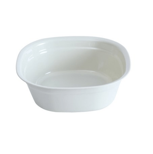 ចានដែក SGY019-WH ទំហំ 24x24x9 cm. ពណ៌ស