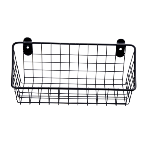 Iris ตะแกรงชั้นวางของอเนกประสงค์   รุ่นแมมบา PQS-20810 ขนาด 29x14x16 ซม. สีดำ