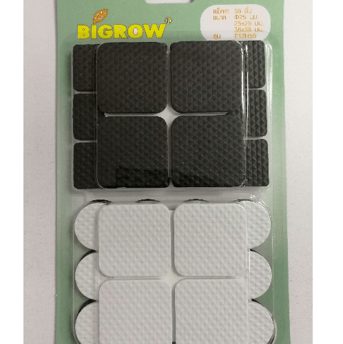 ชุดยางรองขาโต๊ะ รุ่นE12H56 สีขาวดำ