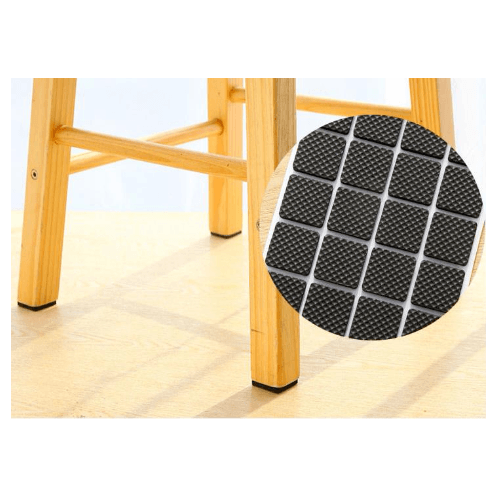 ชุดยางรองขาโต๊ะ รุ่นE12H56 สีขาวดำ