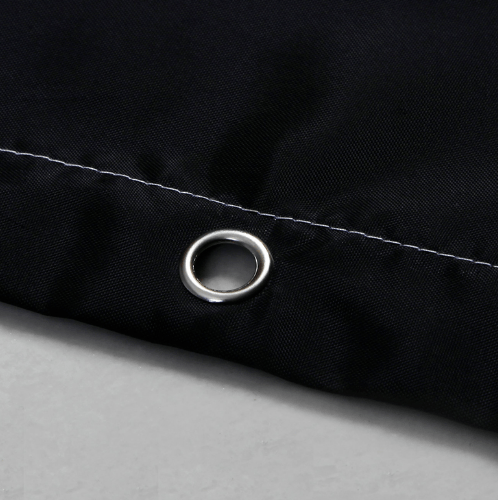 Primo ม่านห้องน้ำโพลีเอสเตอร์ ลายทาง รุ่น 231338 ขนาด 180x180 ซม. สีดำ