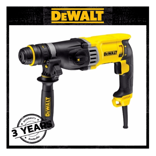 DEWALT สว่านโรตารี่ 3 ระบบ 28มม. 900W รุ่น D25143KA-B1 แถมดอกสว่าน 6 ชิ้น