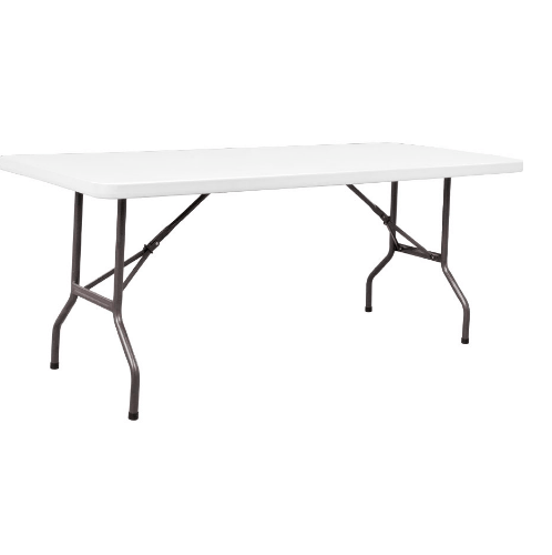 តុ Multi-Purpose ស៊េរី RB-3072-WH ខ្នាត 6ft ពណ៌ស