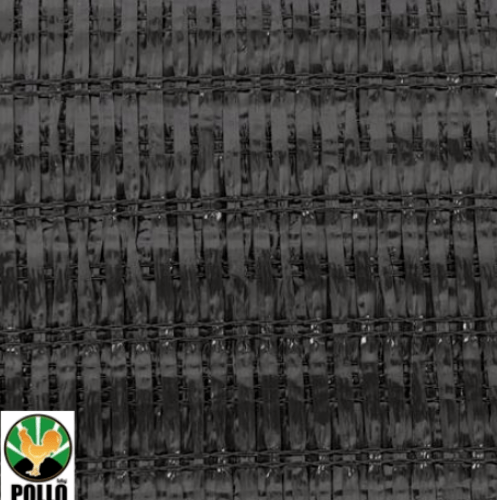 POLLO สแลน HDPE รุ่นSH3211-65 ขนาด2x10ม. 60%(สามเข็ม) สีดำ
