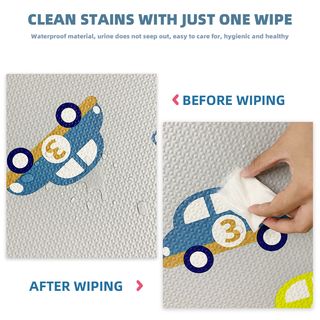 NINO WORLD ชุดแผ่นปูพื้นจิ๊กซอว์ Dino (4 แผ่น) PD-01-4 ขนาด 60x60x1.2 cm.