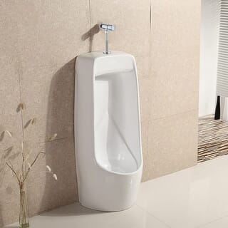 Verno ฟลัชวาล์วโถปัสสาวะแบบกด รุ่น C02 ขนาด 20x15x5 ซม. สีโครม