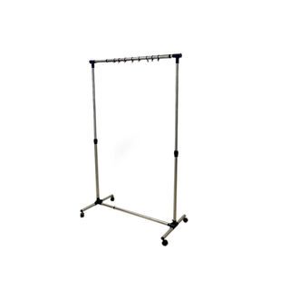 SAKU ราวตากผ้าสเตนเลส ยืดได้ STC02 90-140×48.5×99-165 ซม. สีเงิน