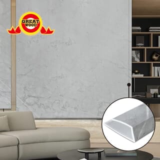 GREAT WOOD ยูคลิปPVC รุ่นGPPVC3.7-8-EB ขนาด 2.7x290x1.3 ซม. Gray 131