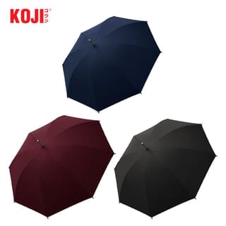 KOJI ร่มยาวด้ามงอ UV แบบกึ่งอัตโนมัติ 25 นิ้ว 8 ก้าน รุ่น YF-L2023005 ขนาด 115x115x92 ซม. คละสี