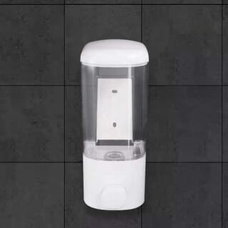 Primo ที่กดสบู่เหลว 1 ช่อง ความจุ 500 มล. รุ่น SD56 ขนาด 8.5x8.5x22ซม. สีขาว