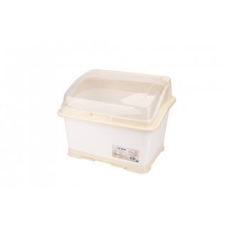 GOME ที่คว่ำจานพร้อมถาด 37x46.5x35.5 ซม. PRO KITCH09 สีขาว