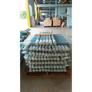 สกรูตัวหนอนชุบขาว 5/16x100cm.