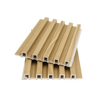 GREAT WOOD ไม้ฝ้าระแนง WPC W140  13.3x290x1.65 ซม. Light brown