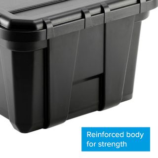 INABOX กล่องเก็บของ Heavy Forte N54391-38L ขนาด 38.3x33.1x53 cm. สีดำ