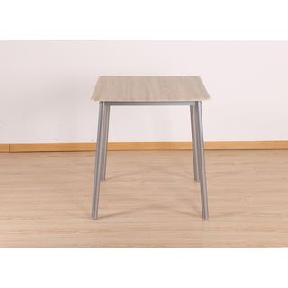 Delicato ชุดโต๊ะอาหาร 2 ที่นั่ง รุ่น B01065 โต๊ะ : 70X70X76.5 ซม. เก้าอี้ : 41X45.5X84.5 ซม. สีน้ำตาลอ่อน