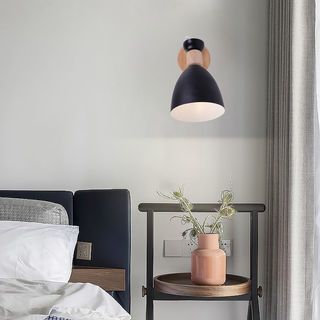 EILON โคมไฟติดผนังนอร์ดิก E27 5W รุ่น GC YY2231 สีดำ