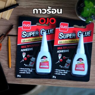 OJO กาวร้อน รุ่น 190385 ขนาด 20 กรัม สีใส