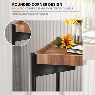DELICATO โต๊ะกลาง รุ่น COMBINE-03 ขนาด 40x40x60 ซม. สีวอลนัท 