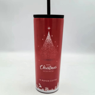 LAMAYON Christmas premium glass 710 มล. รุ่น ZBST03 สีแดง